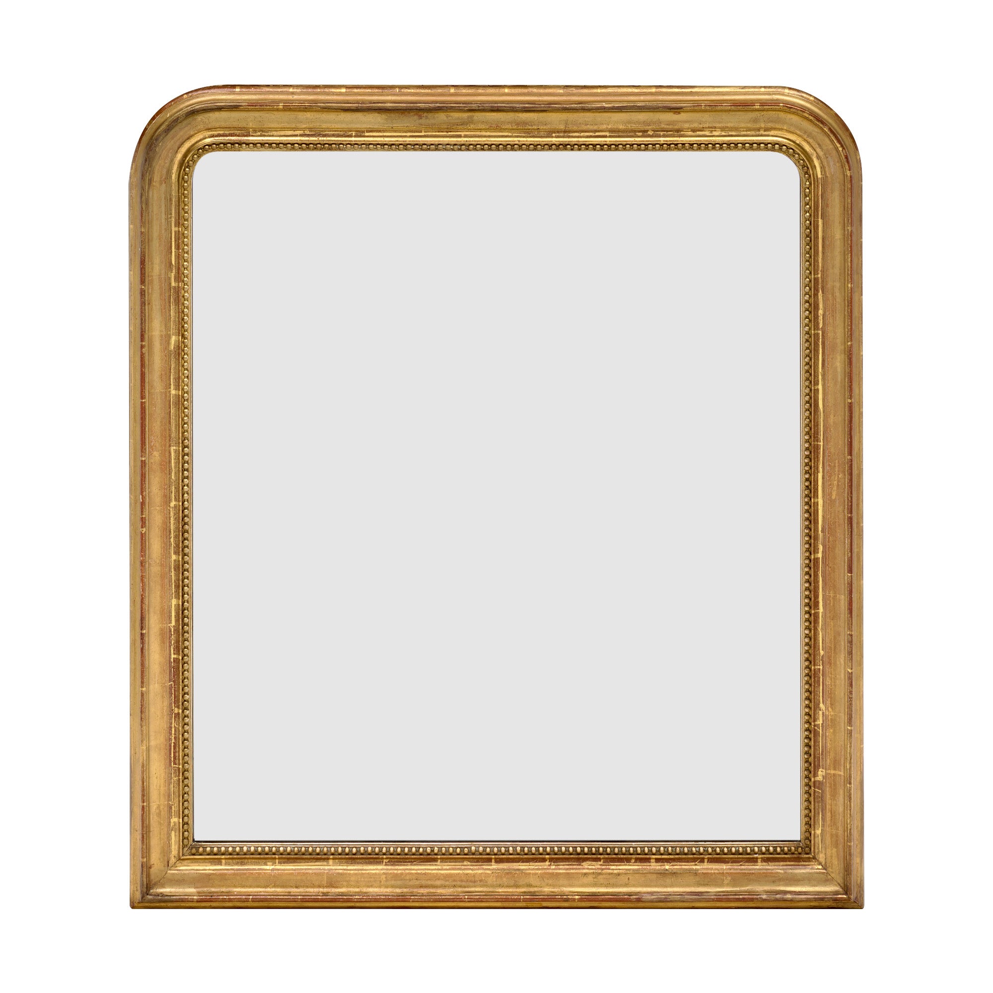 French 19th Century Louis Philippe Giltwood Mirror For Sale