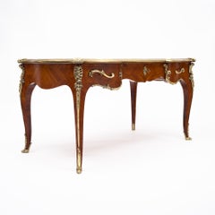 French Louis XV Style Ormolu-Mounted Bureau Plat, In the Manner of François Link