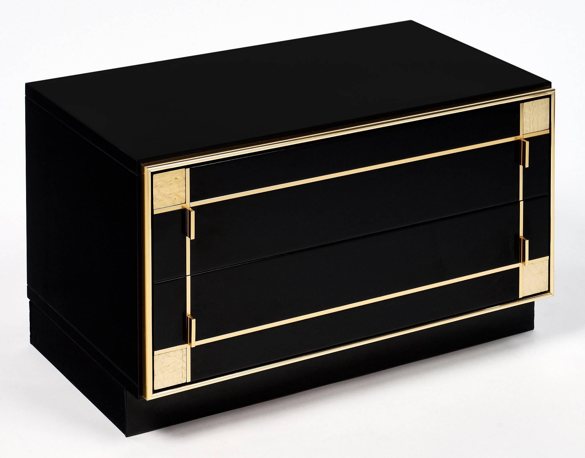 Mid-20th Century French Lacquered Side Tables by Pierre Cardin