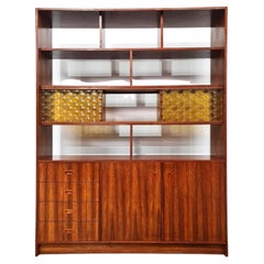 Divisorio / libreria in teak australiano degli anni '70