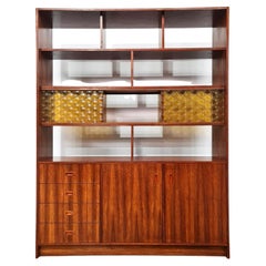 Vintage 1970's Australian Teak Room Divider / Bookshelf