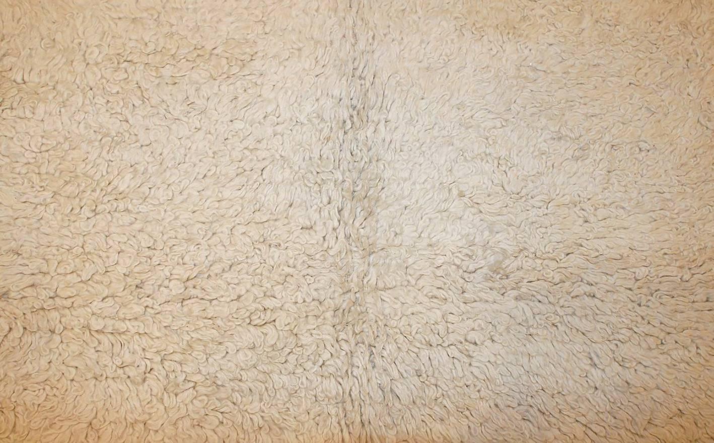 Ivory Moroccan Beni Ourain Rug 1