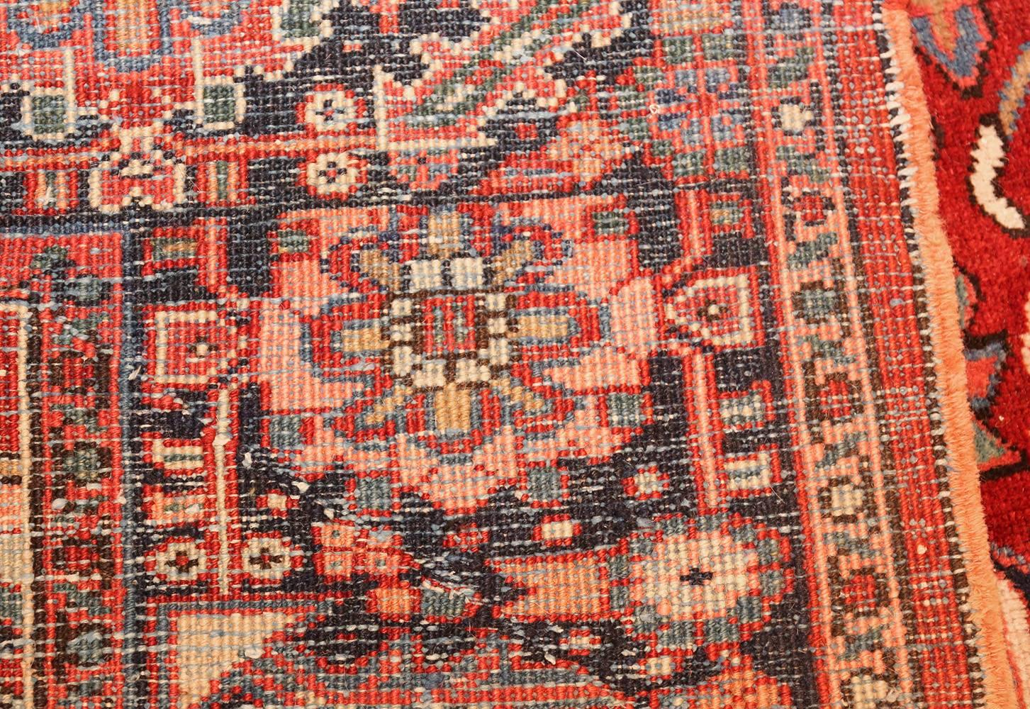 20th Century Antique Room Sized Persian Heriz Rug