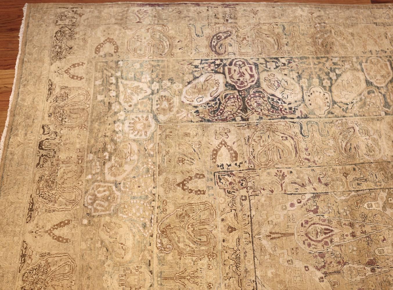 Antique Persian Kerman Carpet In Excellent Condition In New York, NY