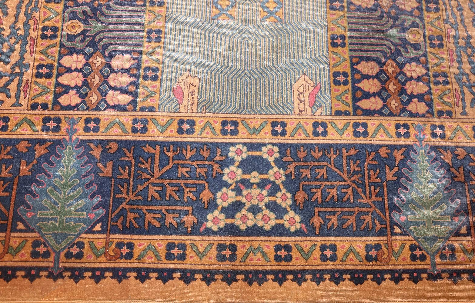 20th Century Room-Sized Antique Indian Carpet