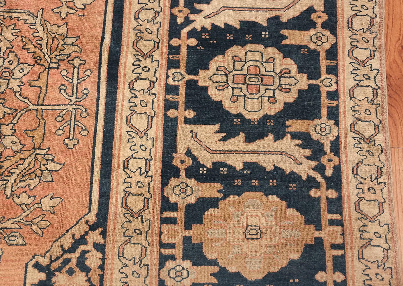 Hand-Knotted Beautiful Antique Persian Serapi Carpet