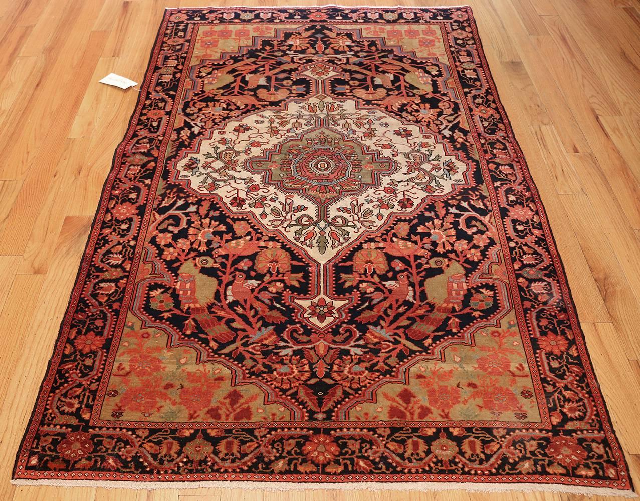 Tribal Antique Persian Sarouk Farahan Carpet