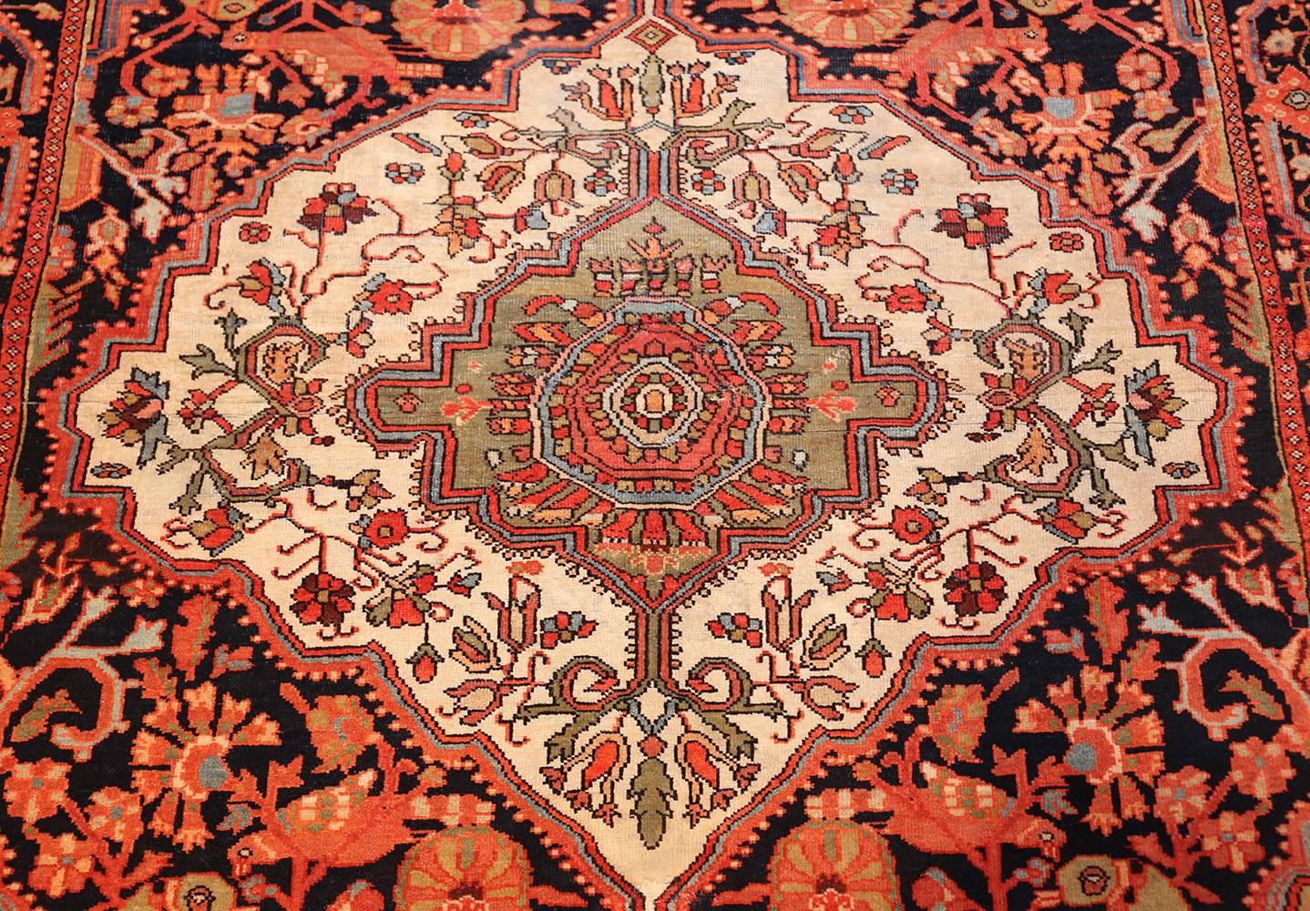 Antique Persian Sarouk Farahan Carpet 2