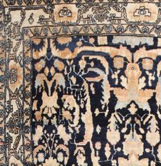 Antique Blue Persian Malayer Runner Rug