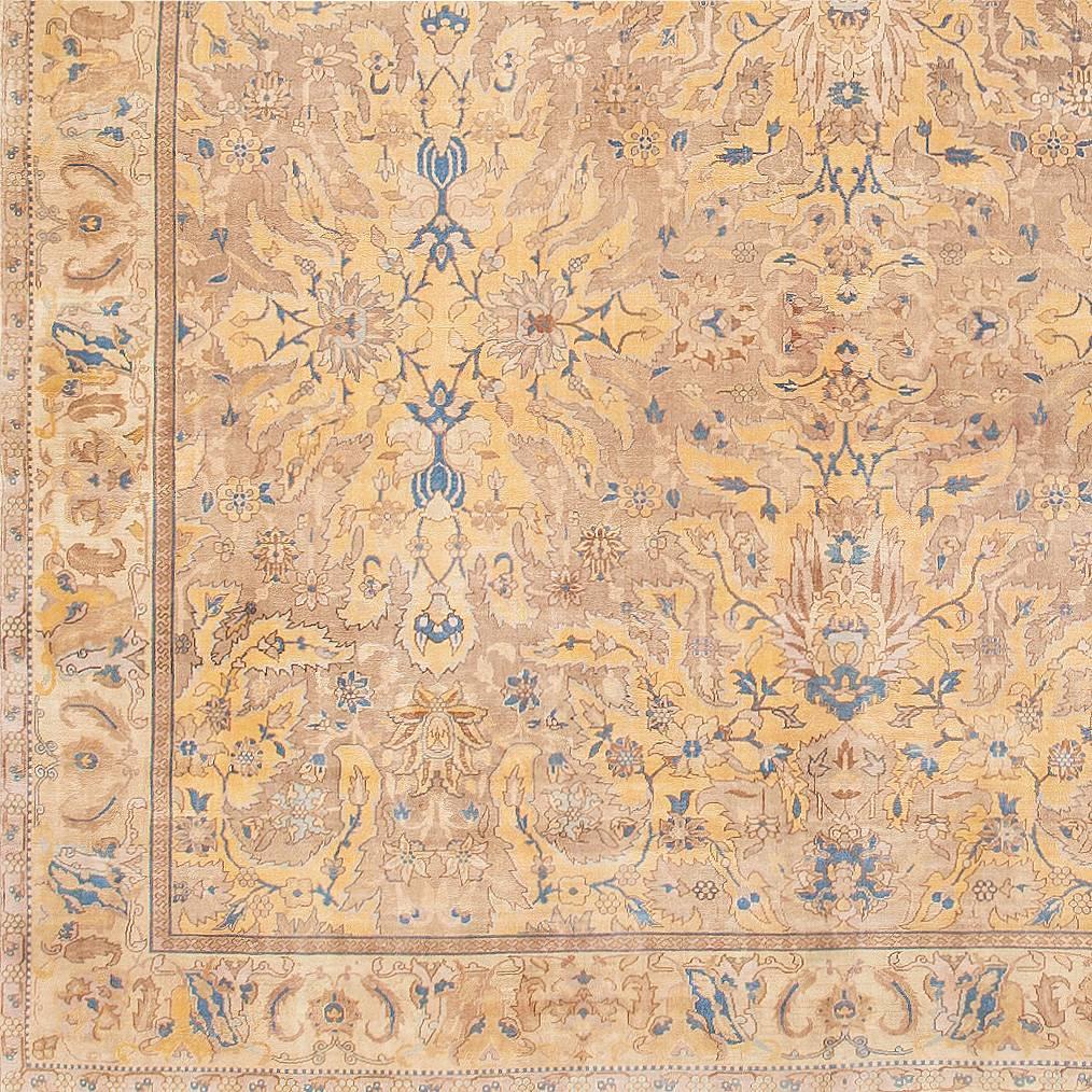 Superfluous, flamboyant and elegant only begin to describe the sumptuous style of the antique rugs from India. Since the 16th century, deft craftspeople in India were competing against established weaving centers in Turkey and Persia. Led by Mughal