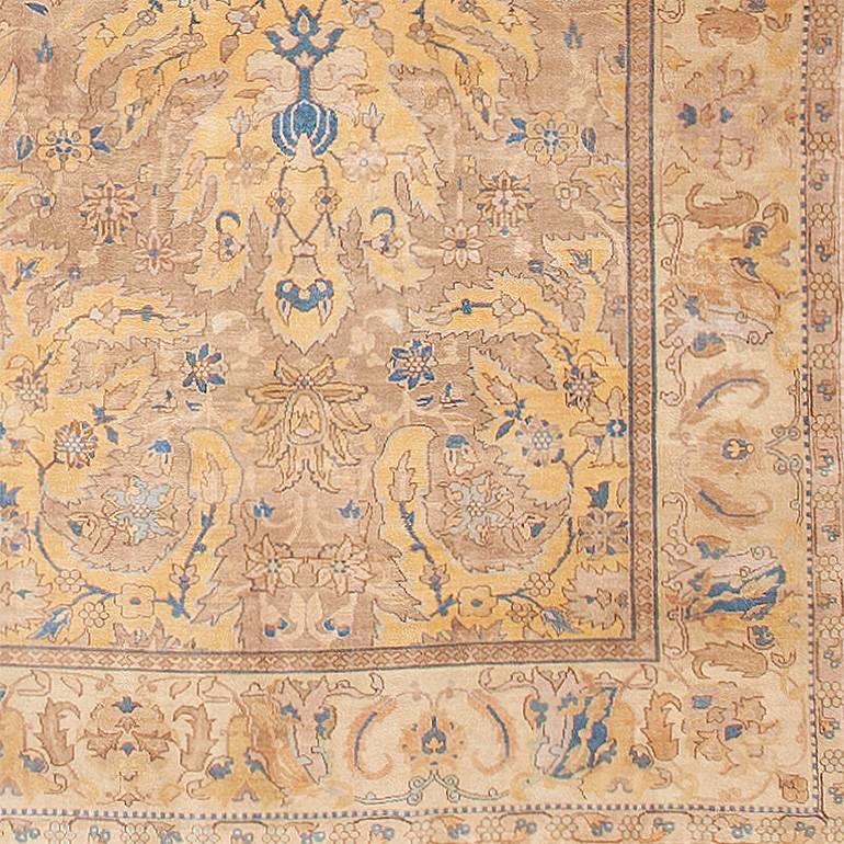 Large Polonaise Antique Indian Rug In Good Condition In New York, NY