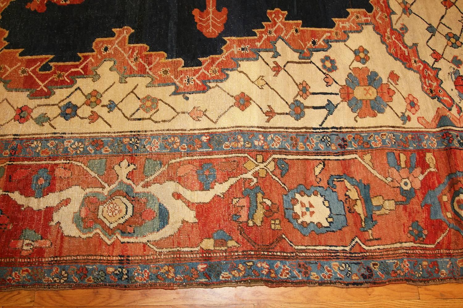 19th Century Antique Bakshaish Carpet