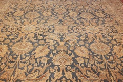 Fine Antique Light Blue Background Persian Kerman Rug
