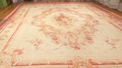 Nazmiyal Collection – Übergroßer antiker französischer Aubusson-Teppich, 17' 5" x 21' 1"