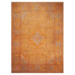Tapis Oushak turc ancien de la collection Nazmiyal, 13' 8" x 19'