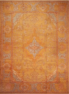 Antiker türkischer Uschak-Teppich aus der Nazmiyal-Kollektion, 13' 8" x 19'