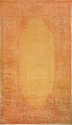 Nazmiyal Collection – Übergroßer antiker türkischer Uschak-Teppich, 12' x 21' 3"
