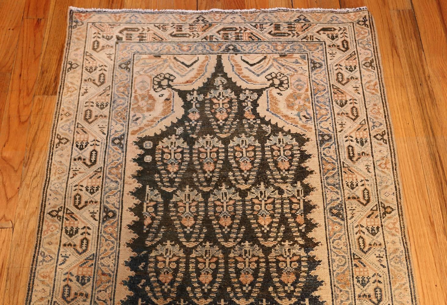 Hand-Knotted Decorative Antique Persian Malayer Runner