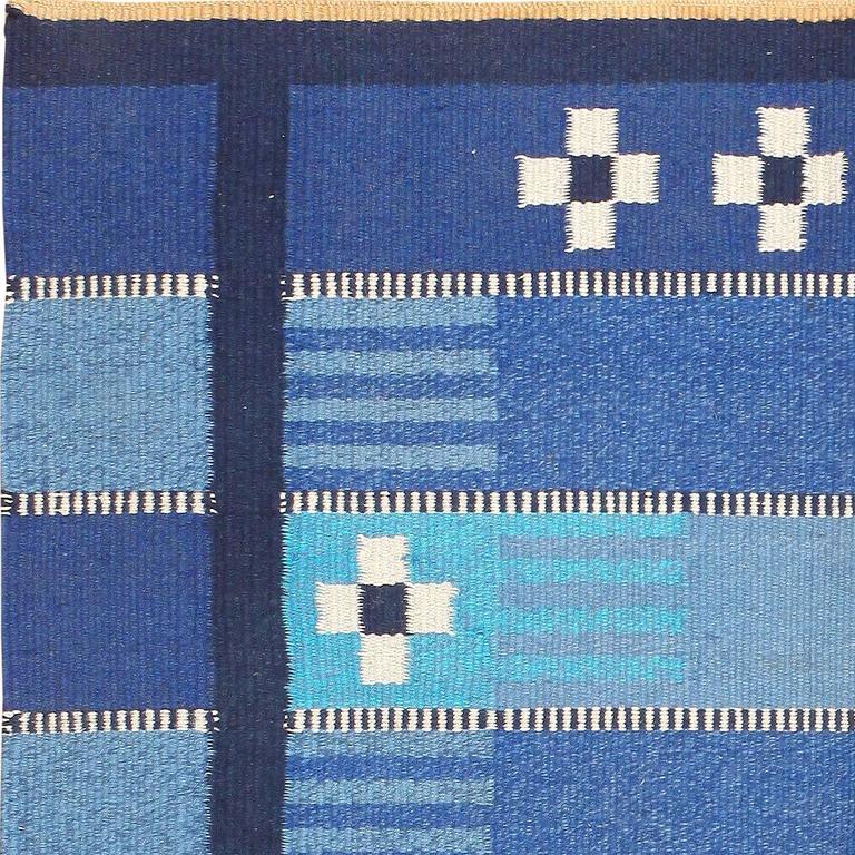Vintage Swedish Kilim Rug For Sale at 1stdibs