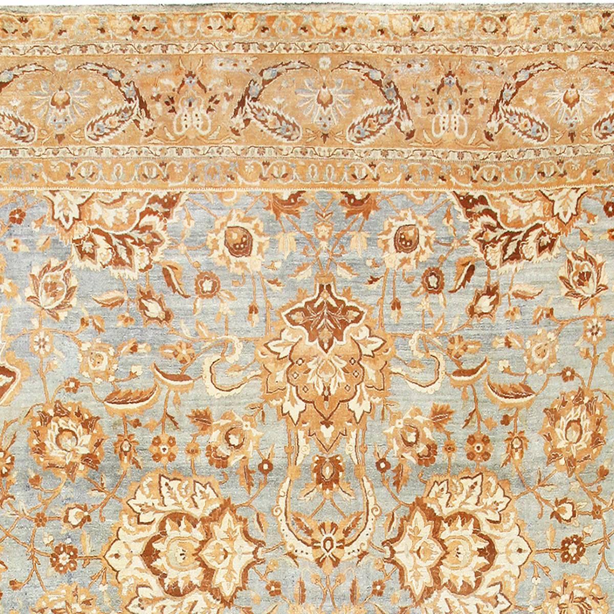 light blue persian rug