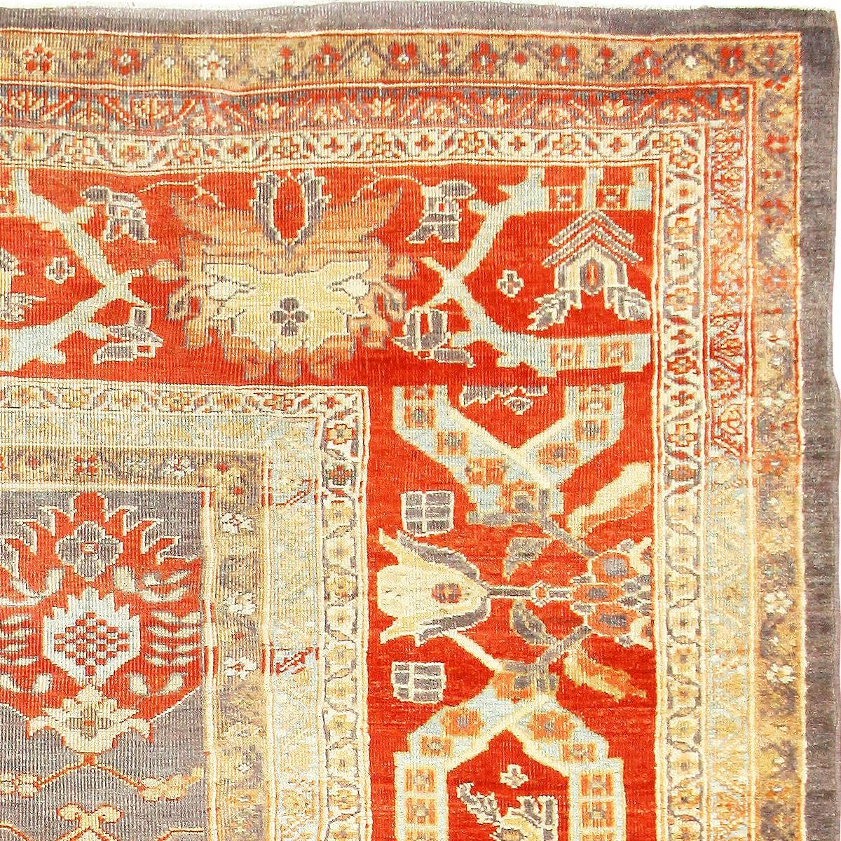 The city of Sultanabad (which is now known as Arak) was founded, in the early 1800s, as a center for commercial rug production in Iran. During the late 19th century, the firm of Hotz and Son and Ziegler and Co. established a manufactory in