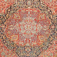 Antique Persian Farahad Sarouk Rug