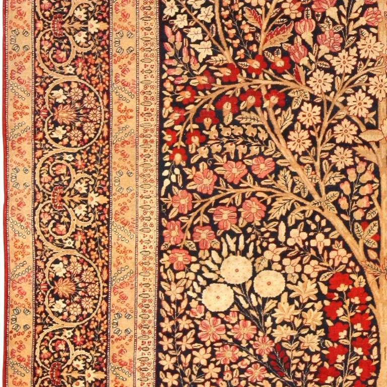 Tree of Life Design Kerman Rug at 1stDibs