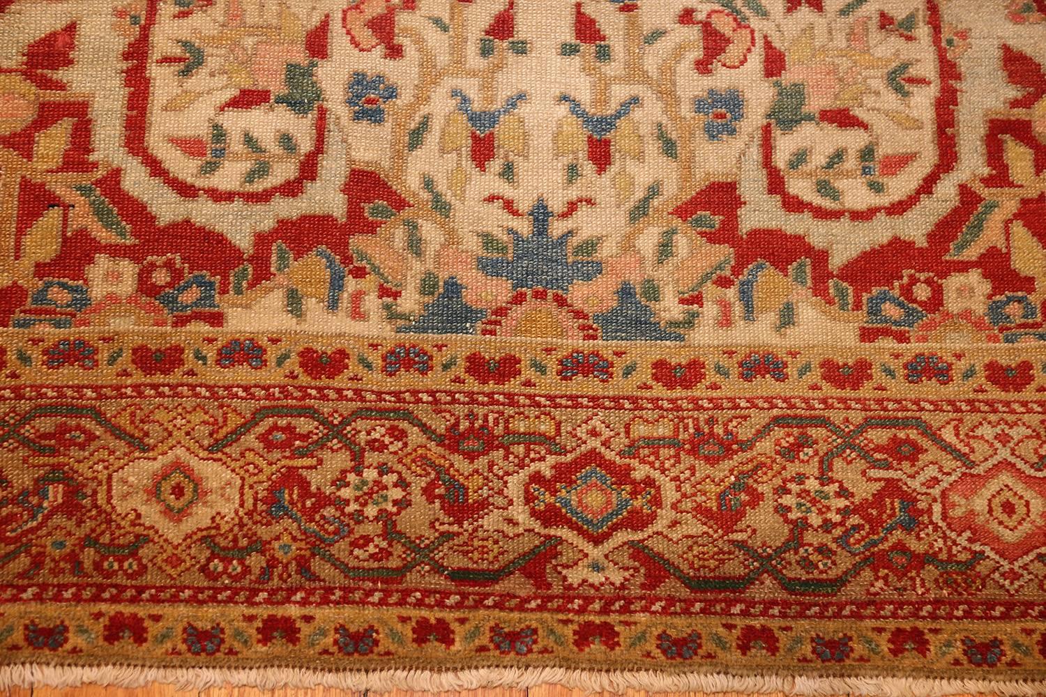 Hand-Knotted Beautiful Antique Persian Mishan Malayer Rug