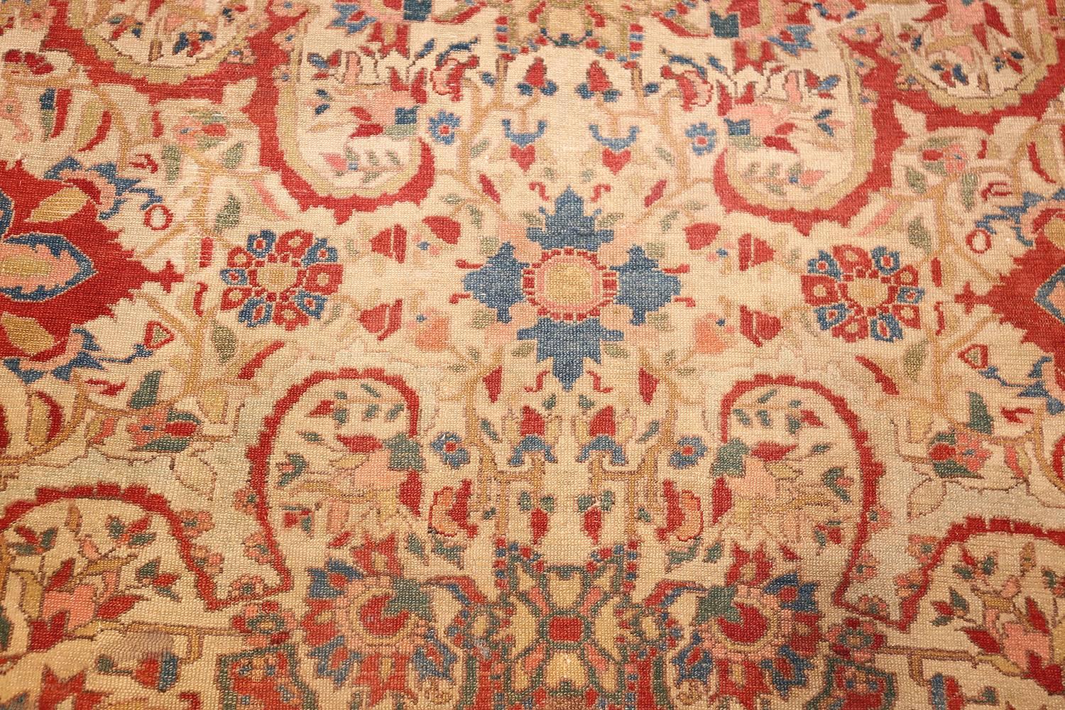Wool Beautiful Antique Persian Mishan Malayer Rug