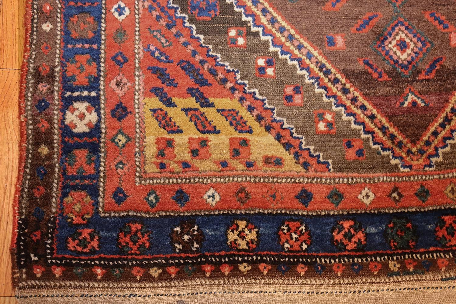 Hand-Knotted Beautiful Antique Persian Tribal Rug