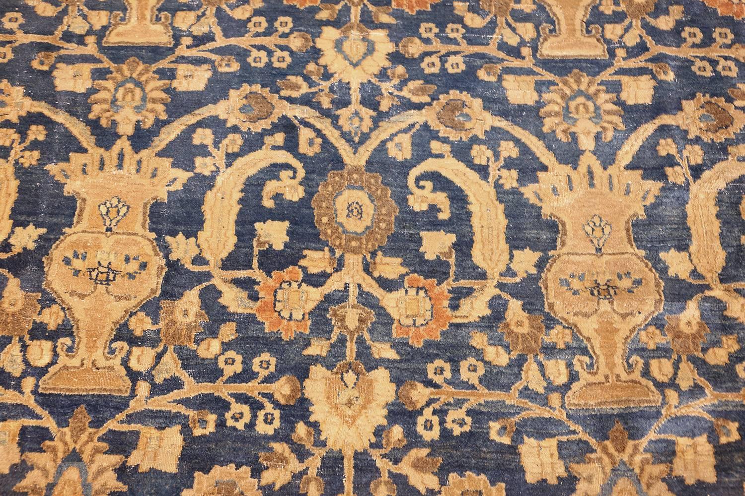 Wool Light Blue Antique Persian Khorassan Rug