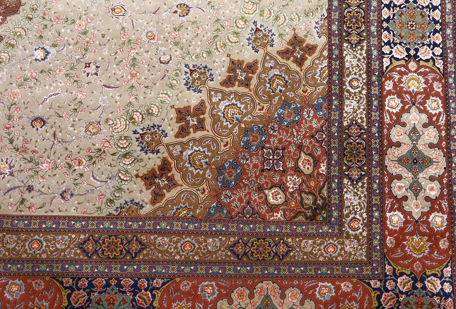 Fine Vintage Tabriz Persian Rug 1