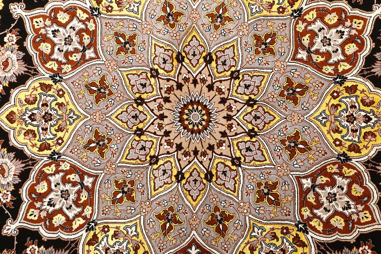 Square Vintage Isfahan Persian Rug 2