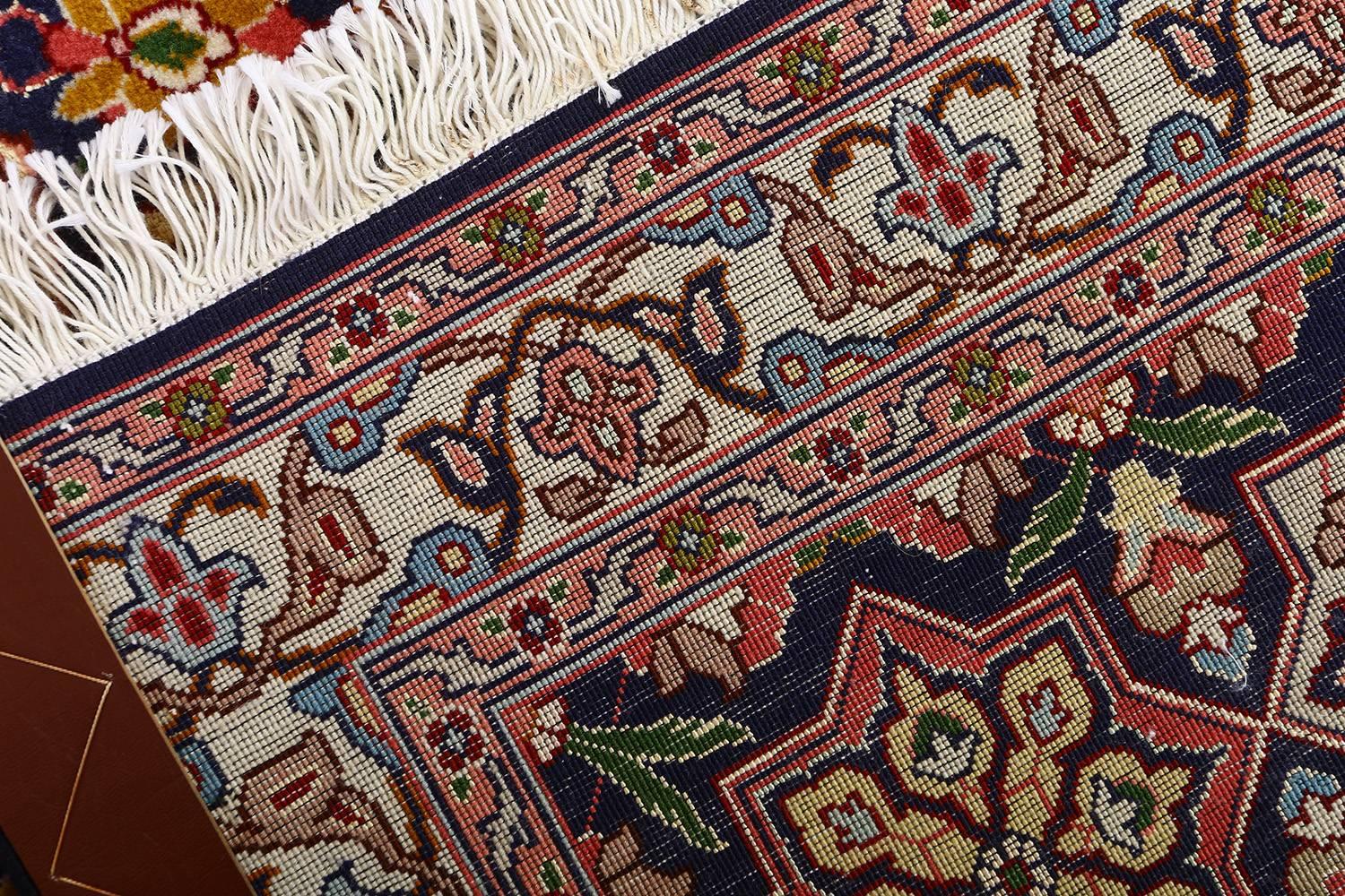 Wool Vintage Tabriz Persian Rug