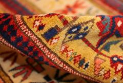Antique Tribal Kuba Caucasian Rug Runner