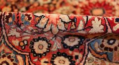 Round Antique Khorassan Persian Rug. Size: 5 ft x 5 ft (1.52 m x 1.52 m)