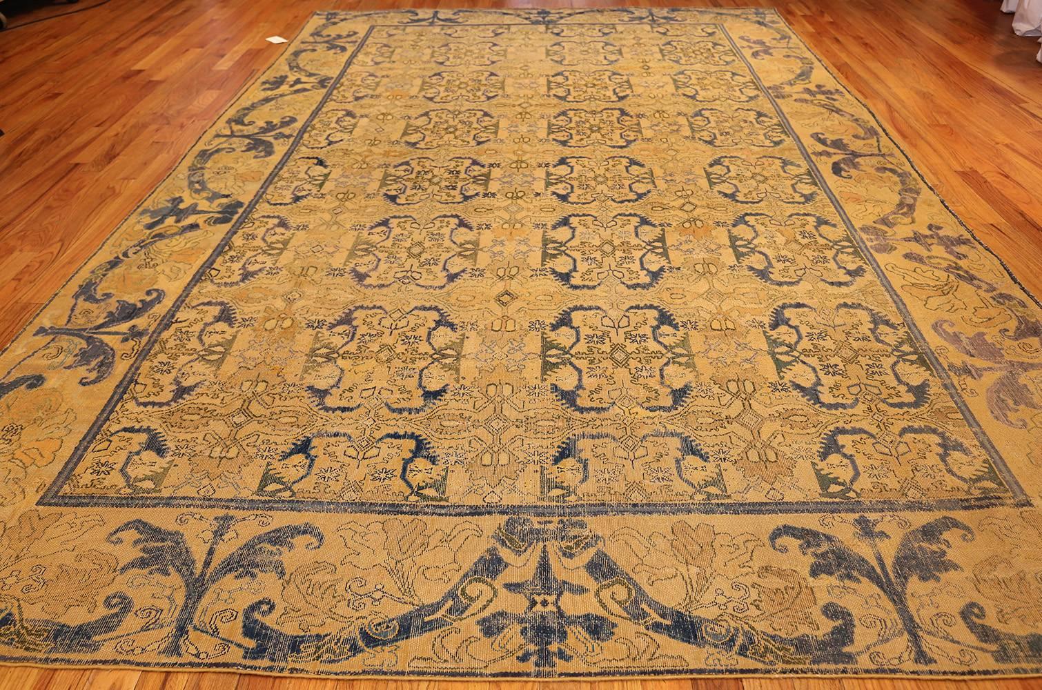 17th Century Cuenca Spanish Rug In Good Condition In New York, NY