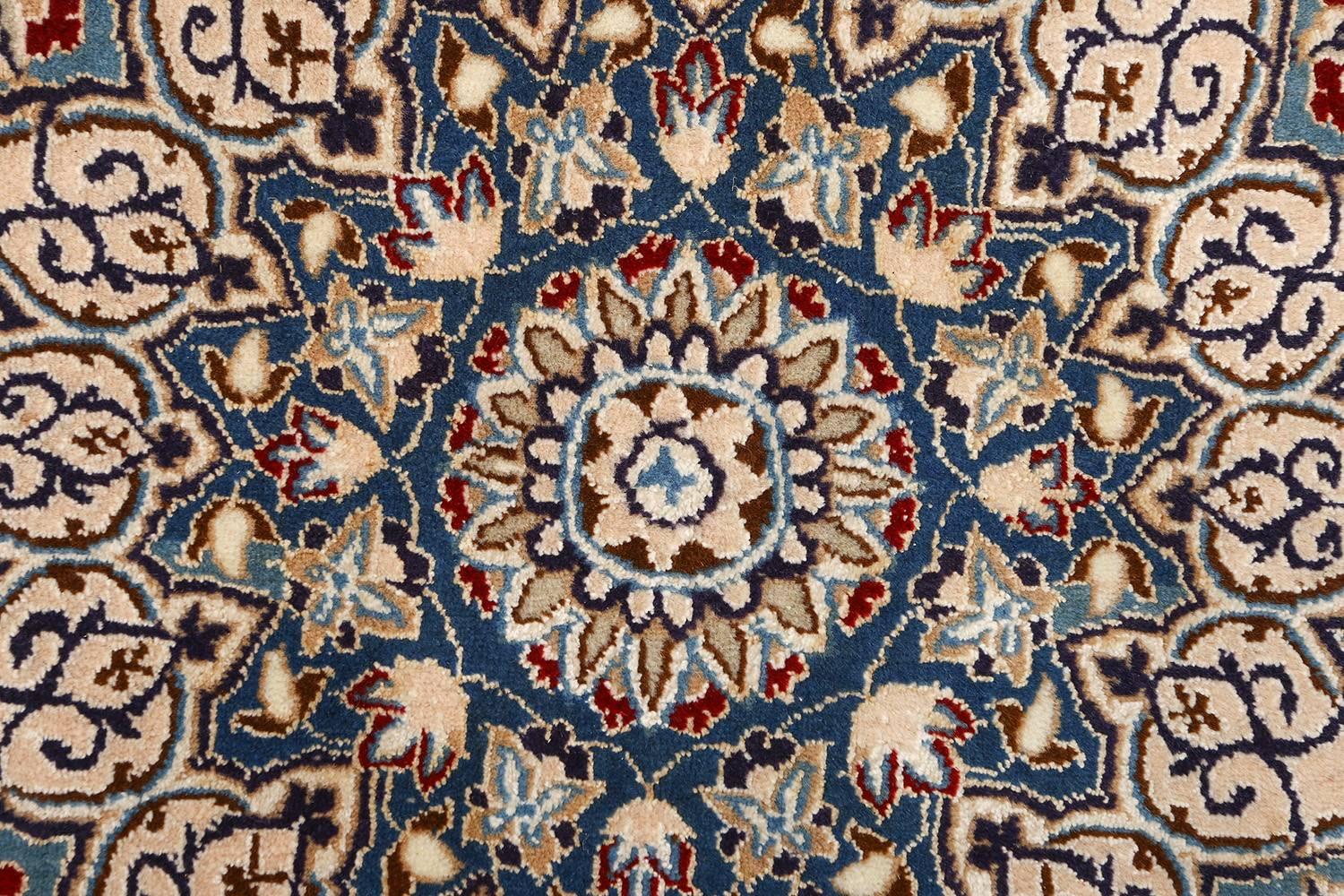 Other Round Vintage Nain Persian Rug