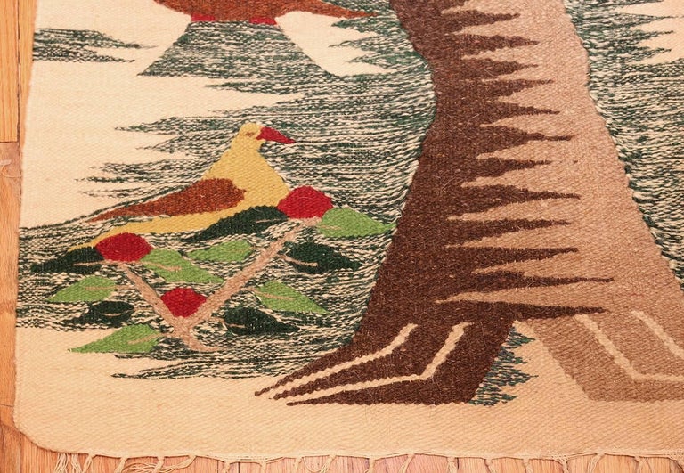 Vintage Swedish Scandinavian Tapestry Textile Art at 1stDibs