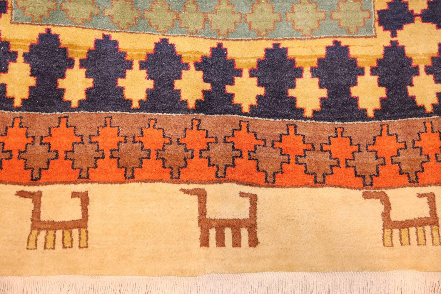 Antique Indian Agra Carpet 3