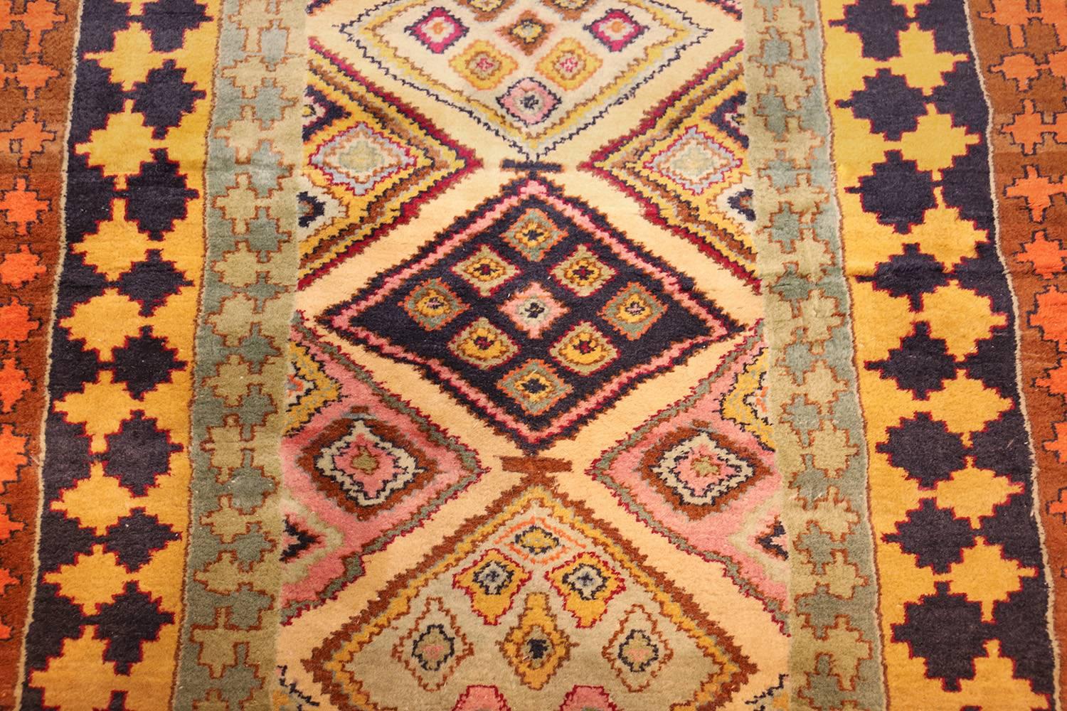 Wool Antique Indian Agra Carpet