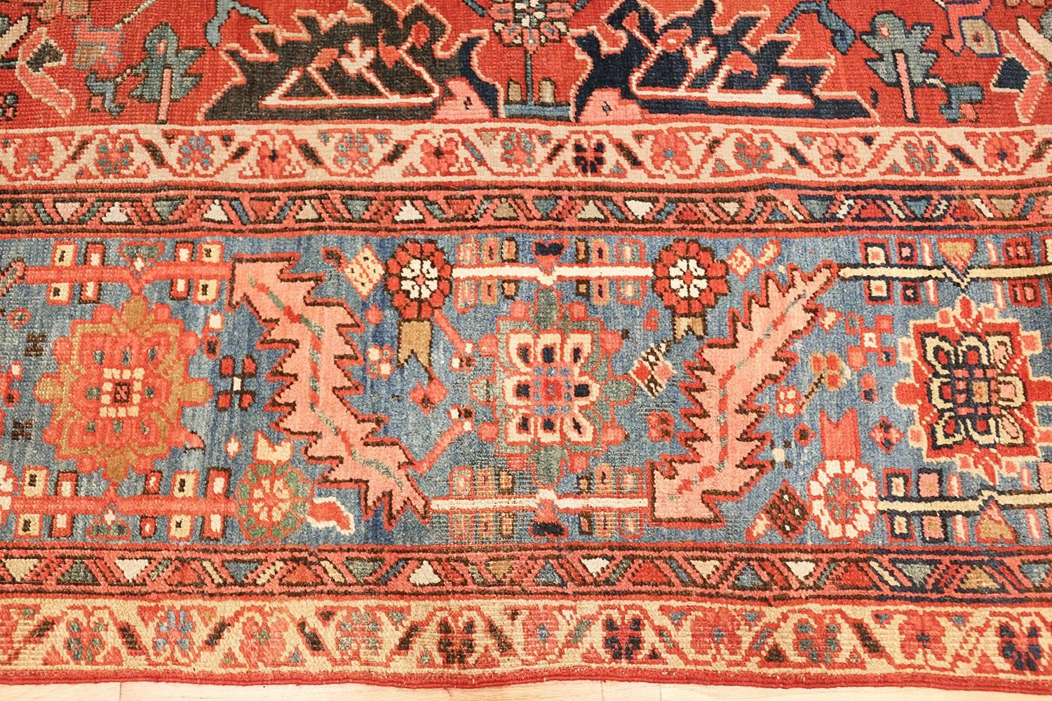 Antique Oriental Room Size Persian Heriz Rug 2