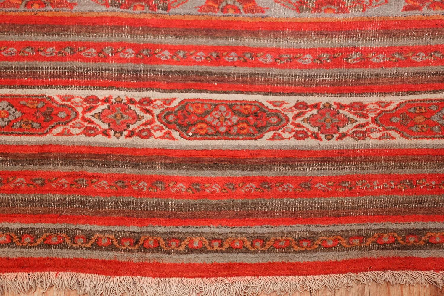 Hand-Knotted Large Antique Khorassan Persian Rug