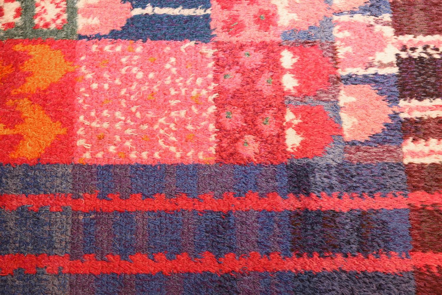Vintage Rya Rug by Marianne Richter for Marta Maas. Size: 4 ft 6 in x 5 ft 8 in 1