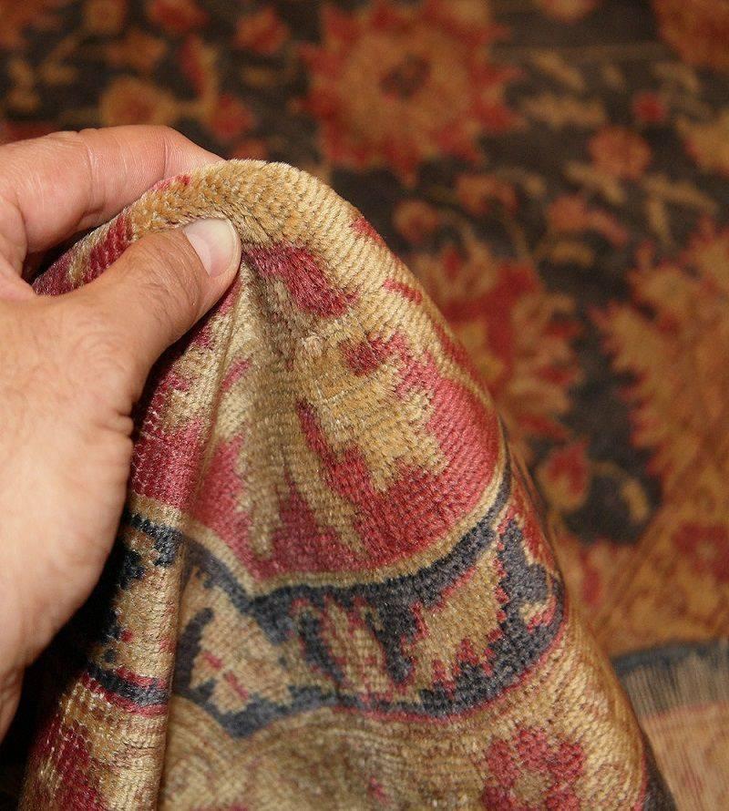 Hand-Knotted Antique Sivas Turkish Rug