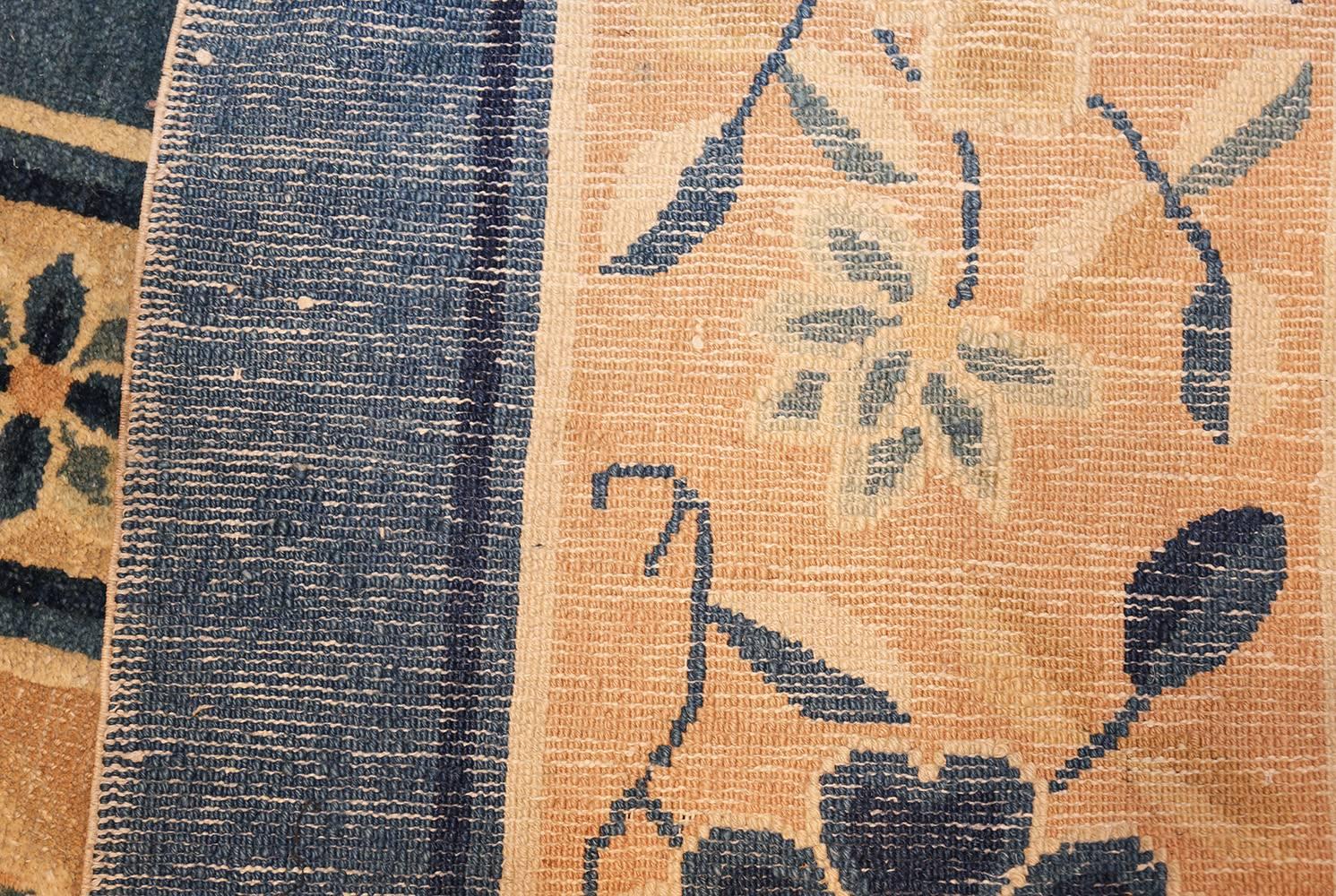 Chinese Export Antique Blue Chinese Rug