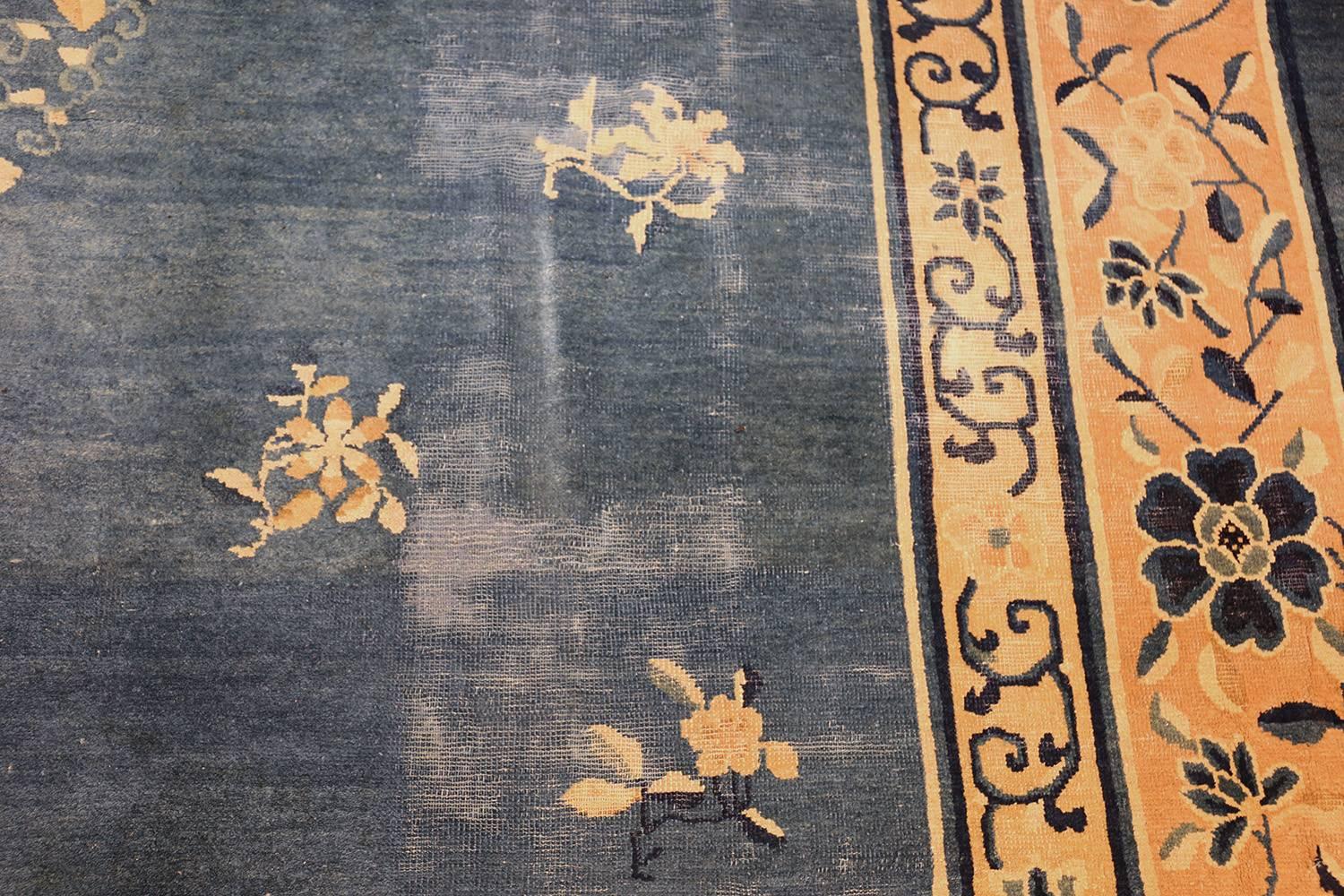 Antique Blue Chinese Rug 2