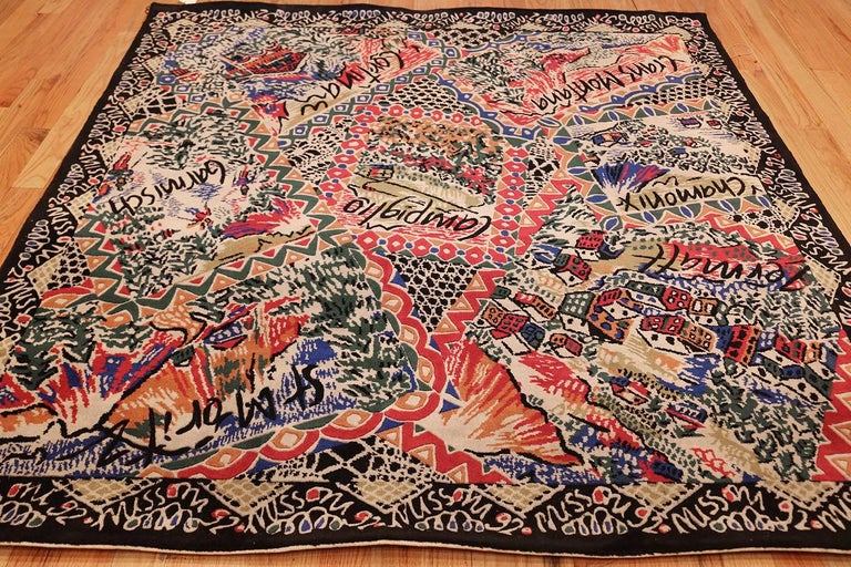 Vintage Italian Missoni Carpet “Ski Resorts” at 1stDibs missoni rugs