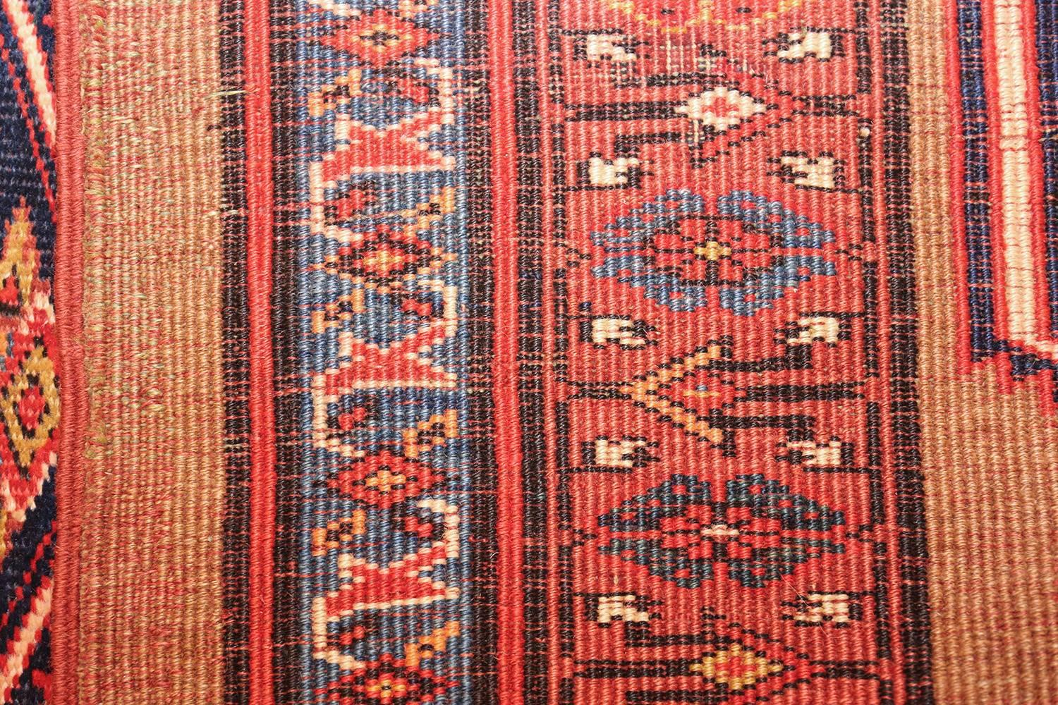 Antique Tribal Persian Bidjar Runner Rug 2