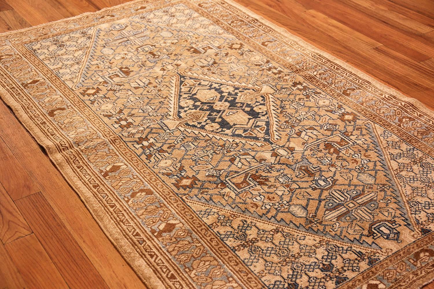 Small Tribal Antique Persian Malayer Rug 1